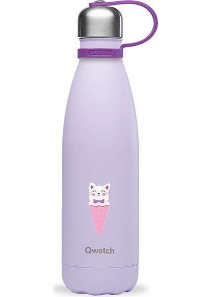 QK9005 Kids Isı Yalıtımlı 500ML Termos - Kedi Desenli