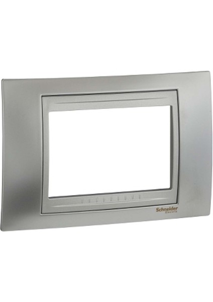 MGU66.103.038 Krom Saten/alüminyum 3 Modül Çerçeve