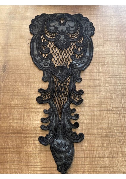 47X18 cm Deri Nakış Işlemeli Aplike Arma Yama Aksesuar