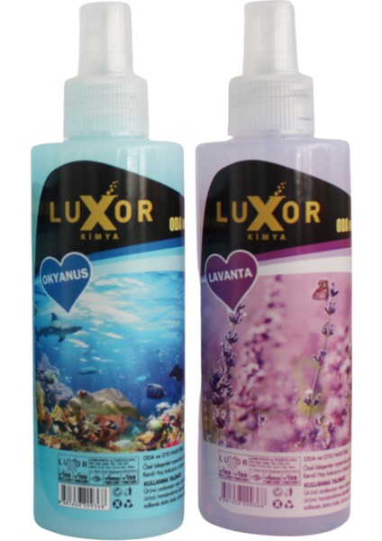 Ev ve Oto Kokusu 2'li Set Lavanta+Okyanus 200 ml