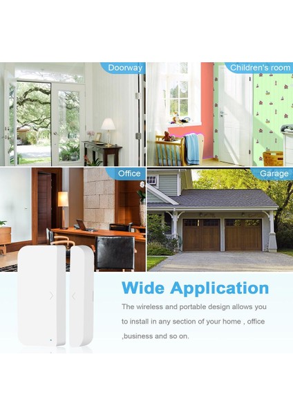 Güvenlik Pille Destekli Güvenlik Cihazları Ev, Kapı Penceresi Için (Yurt Dışından) modelleri