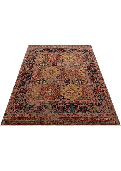 Anadolu Kilim AND01 Multy Antik Desenli Yıkanabilir Hav Vermez Kaymaz Tabanlı Etnik Kilim