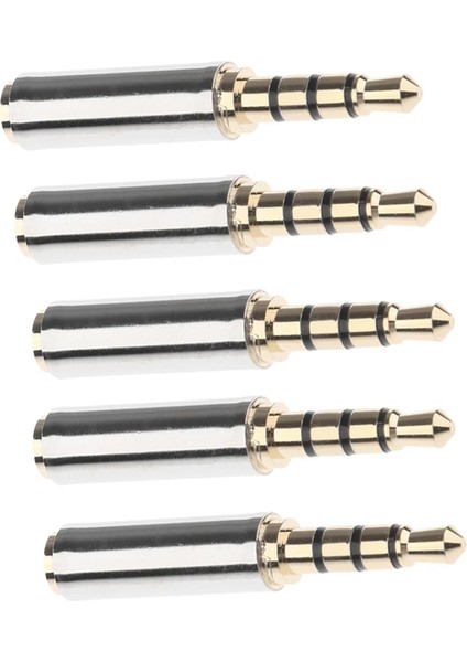 5x 35MM Erkek Ila 25MM Dişi Stereo Ses Kulaklık Adaptörü Dönüştürücü (Yurt Dışından)