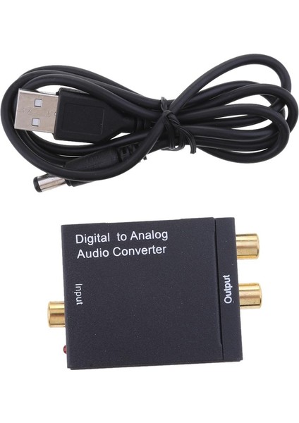 Koaksiyel Dijitalden Analog Rca Dönüştürücü / R Dönüştürücü + Dc Kordon (Yurt Dışından)