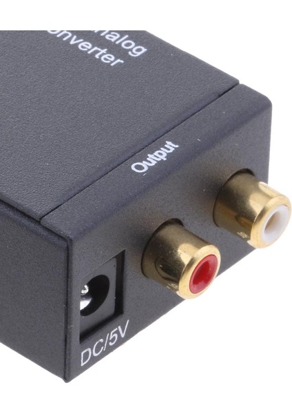 Koaksiyel Dijitalden Analog Rca Dönüştürücü / R Dönüştürücü + Dc Kordon (Yurt Dışından)