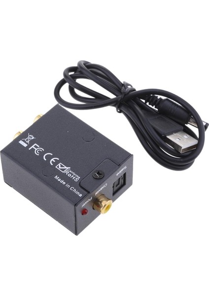 Koaksiyel Dijitalden Analog Rca Dönüştürücü / R Dönüştürücü + Dc Kordon (Yurt Dışından)
