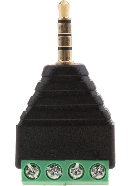 Av 4 Vidalı Terminal Fe Konektörüne 35MM (1/8 Inç) Stereo (Yurt Dışından)