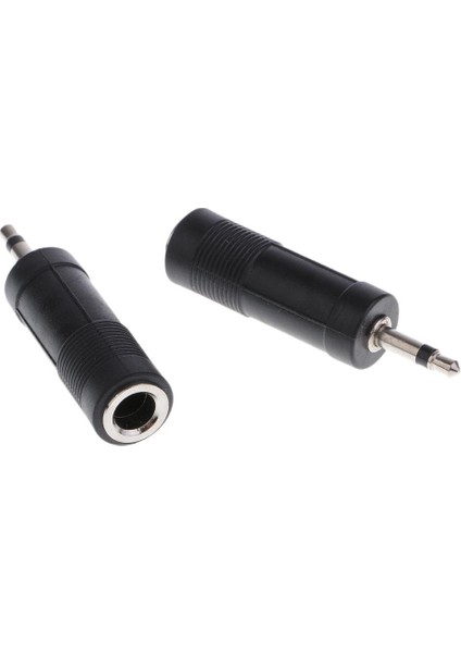 5 Paket 6.3mm Stereo Trs Dişi - 35 mm (1/8 ") Mono Ts Erkek Ses Adaptörleri (Yurt Dışından)