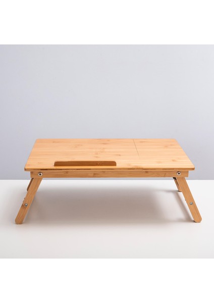 Bambu Katlanır Laptop Sehpası 55,4X35,2X25 cm Natural fiyatları