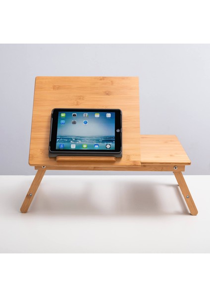 Bambu Katlanır Laptop Sehpası 55,4X35,2X25 cm Natural modelleri