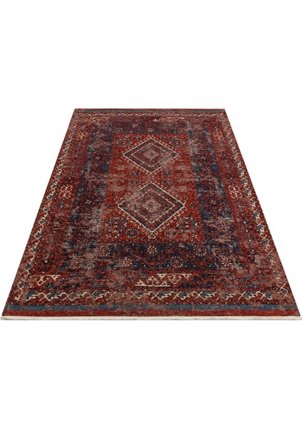 Anadolu Kilim AND02 Multy Antik Desenli Yıkanabilir Hav Vermez Kaymaz Tabanlı Etnik Kilim