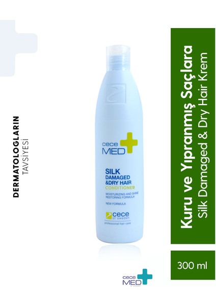 Silk Damaged And Dry Hair Conditioner Kuru ve Hasarlı Saçlar İçin Bakım Kremi 300 ml