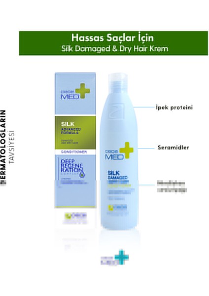 Silk Damaged And Dry Hair Conditioner Kuru ve Hasarlı Saçlar İçin Bakım Kremi 300 ml modelleri