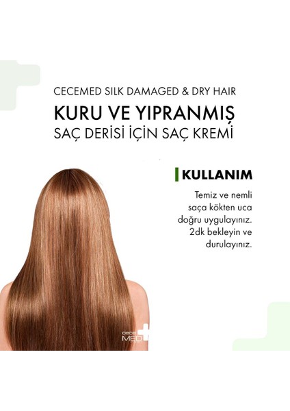 Silk Damaged And Dry Hair Conditioner Kuru ve Hasarlı Saçlar İçin Bakım Kremi 300 ml indirimleri