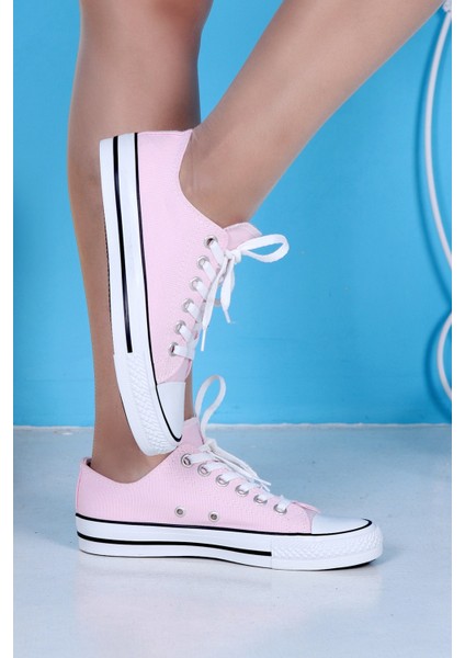 Sneaker Spor Ayakkabı Pembe modelleri