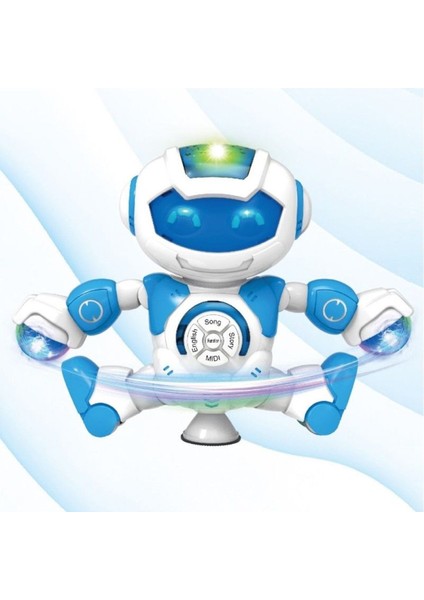 LZH-99444-7 Müzikli ve Işıklı Projeksiyonlu Robot -Vardem