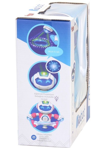 LZH-99444-7 Müzikli ve Işıklı Projeksiyonlu Robot -Vardem