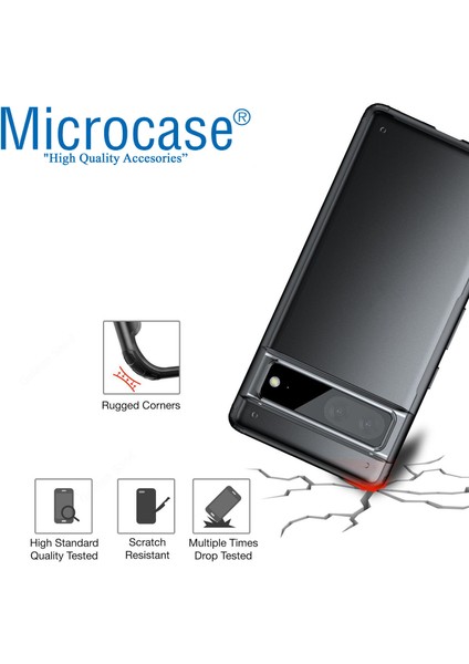 Google Pixel 7 Luna Serisi Köşe Korumalı Sert Rubber Kılıf - AL3422 modelleri