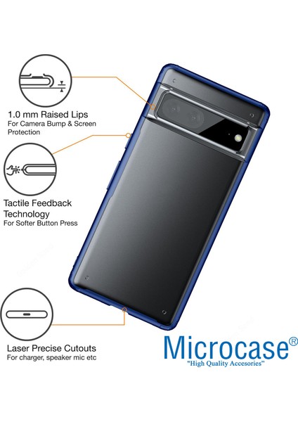 Google Pixel 7 Luna Serisi Köşe Korumalı Sert Rubber Kılıf - AL3422 indirimleri