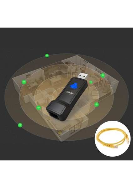 Loviver USB Wifi 2.4g Mini Wifi Extender Tv Için Yüksek Hız (Yurt Dışından)
