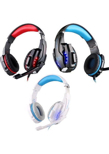 Stereo Oyun Kulaklığı, Mikrofonlu Kulak Kulaklıkları, Pc, Mavi (Yurt Dışından) modelleri