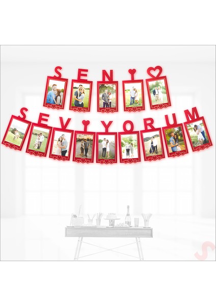 Seni Seviyorum Foto Banner 154 cm