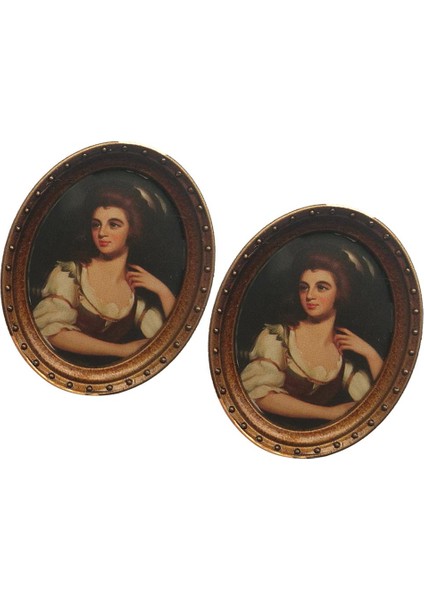 6xminiature 1/12 Bebek Evi Dekorasyonları Için Oval Resim Fotoğraf Çerçevesi Stil 2 6 Pcs (Yurt Dışından) fırsatları