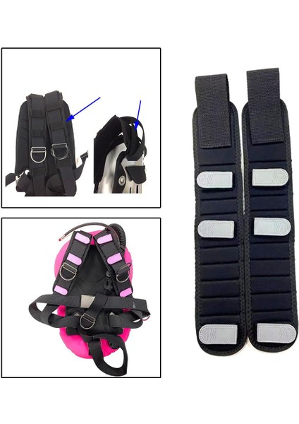 2x Omuz Dayanıklı Deluxe Dalış Hava Silindir Tankı Harikası Kayış Gri (Yurt Dışından) indirimleri