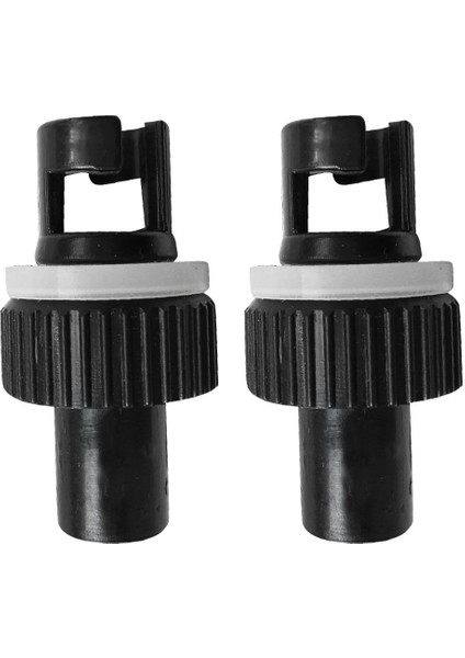 2pcs Şişme Tekne Kayık Valf Adaptör Konnektör Konnektörü Su Sporları Siyah (Yurt Dışından) fiyatları