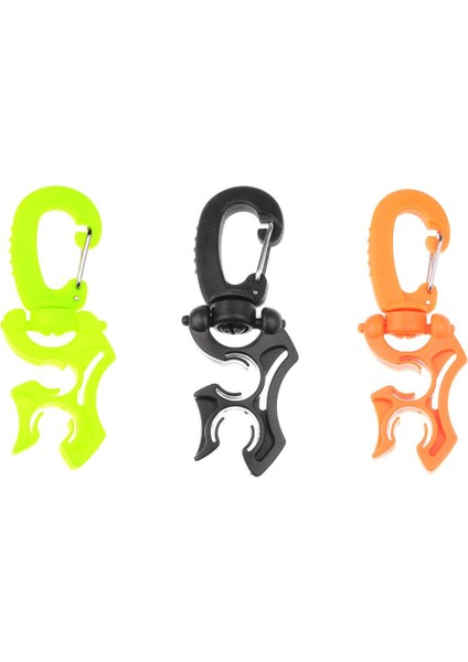 100MM Tüplü Dalış Çift Bcd Hortum Tutucu Döndüren ve Katlanır Klip Sarı (Yurt Dışından)