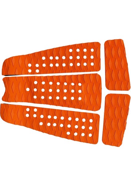 5x Sörf Tahtası Sörf Çekiş Güverte Kavrama Tail Pad-Kendinden Yapışkan ve Kaymaz Turuncu (Yurt Dışından)