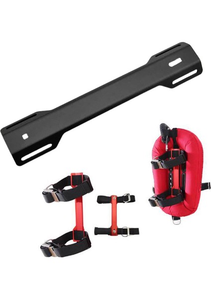 Alüminyum Alaşım Tüplü Dalış Tek Tank Adaptörü (Sta) Arka Plaka Dayanıklı Siyah (Yurt Dışından) fırsatları