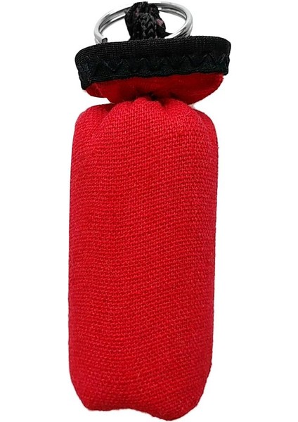 Silindir Güvenlik Köpüğü Yüzen Anahtarlık Anahtarlık Kırmızı (Yurt Dışından)