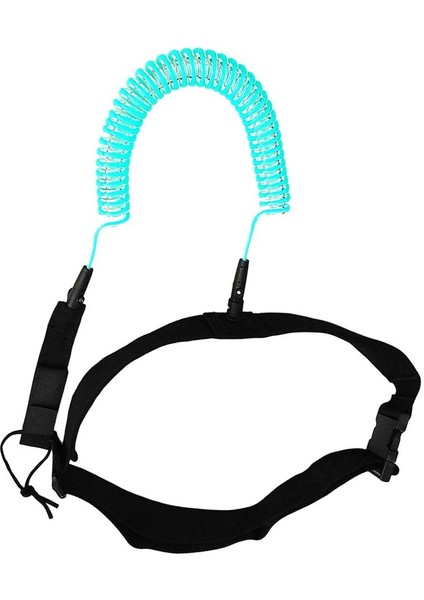 10FT Sörf Tahtası Sarmal Tasma Tether Sörf Bel Ip Kemeri Ayarlanabilir Mavi (Yurt Dışından)