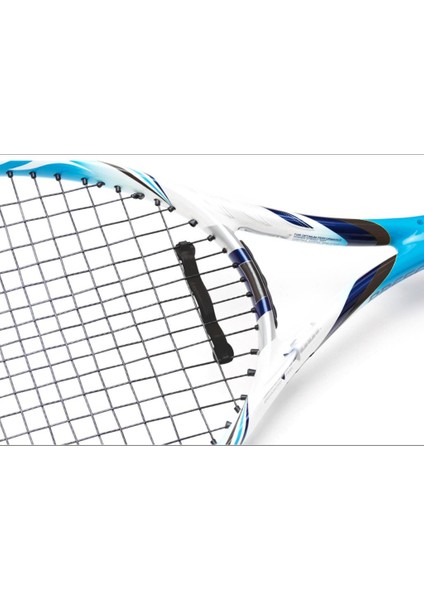 2pcs Uzunluğunda Tenis Raket Titreşim Sönümleyiciler Silikon Kauçuk Şok Emici Siyah (Yurt Dışından)