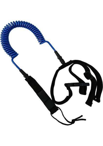 10FT Sörf Tahtası Sarmal Tasma Tether Sörf Bel Ipi Kemeri Ayarlanabilir Mavi ve (Yurt Dışından) indirimleri