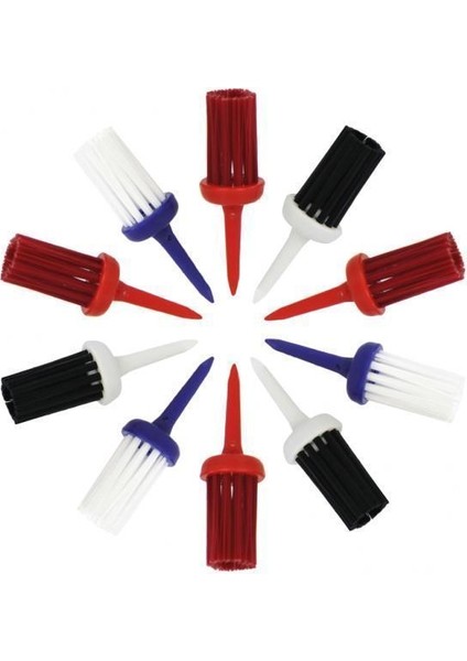 5xpack Of 10PCS Golf Tees Fırça Sürücü Eğitimi Golfçü Yardımları 62MM 5 Adet (Yurt Dışından)