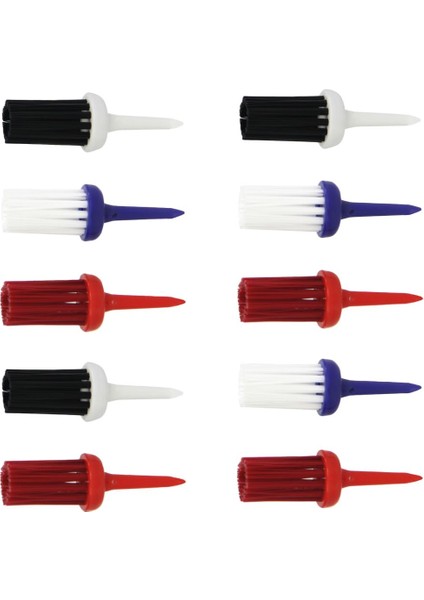 5xpack Of 10PCS Golf Tees Fırça Sürücü Eğitimi Golfçü Yardımları 62MM 5 Adet (Yurt Dışından) indirimleri