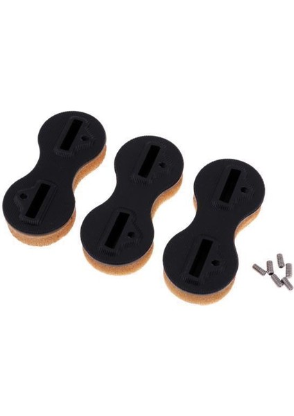 2X3PCS Fiş Sörf Tahtası Üç Taban Siyah 2X5+1X0DEG 2 Adet (Yurt Dışından)