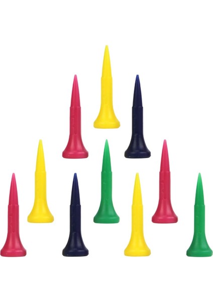 2X10 Count Golf Tee Pe Golf Uygulama Aksesuarları 40MM 2 Adet (Yurt Dışından)