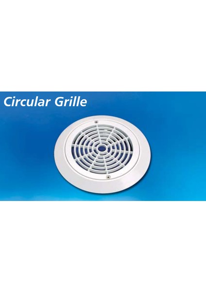 Yuvarlak Dip Emiş Izgara Dış Çerçevesi 242 Mm