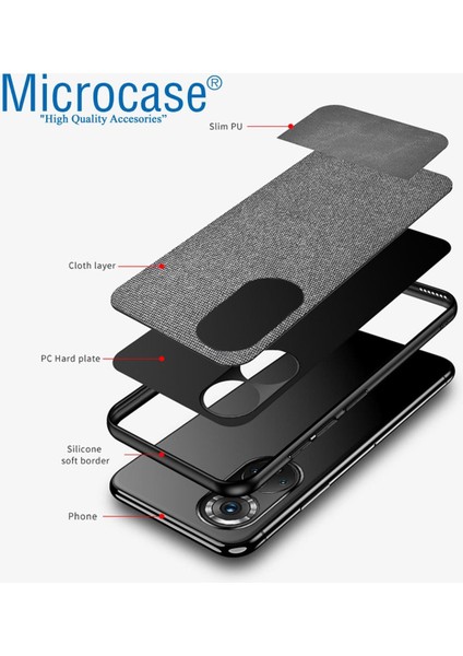 Xiaomi Poco F4 - Redmi K40S Fabrik Serisi Kumaş Desen Kılıf - AL3361