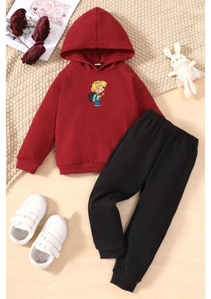 Çocuk Cedric Üzümlü Kekim Eşofman Takımı