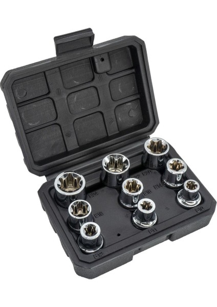5547 1/2" Torx Lokma Anahtar Seti 9 Parça