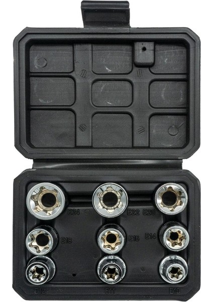 5547 1/2" Torx Lokma Anahtar Seti 9 Parça