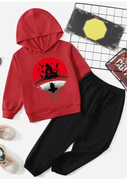 Çocuk Itachi Uchiha Eşofman Takımı