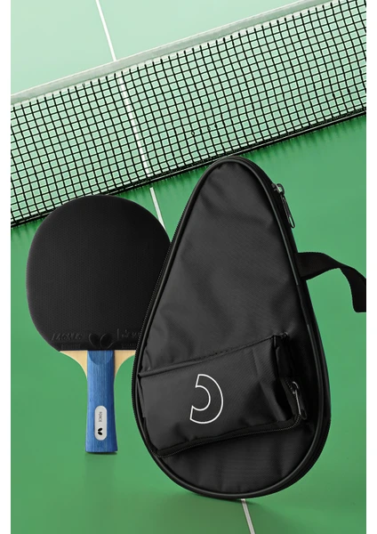 Table Tennis Racket Cover Masa Tenisi Raketi Kılıfı Çantası Siyah ( Sadece Kılıf)