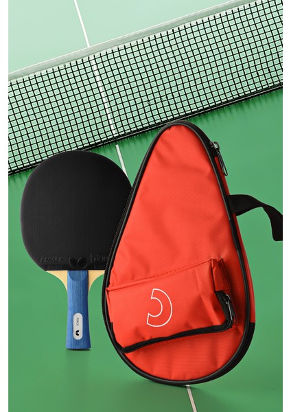 Table Tennis Racket Cover Masa Tenisi Raketi Kılıfı Çantası Kırmızı ( Sadece Kılıf )