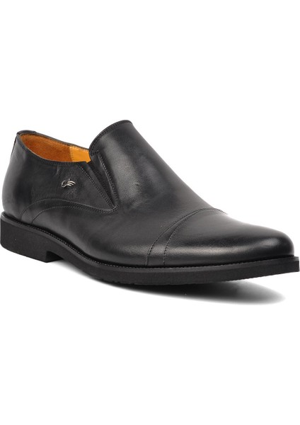 021403 Siyah Deri Erkek Comfort Günlük Ayakkabı modelleri