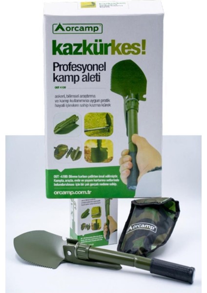 Orcamp Katlanabilir Kamp Kazma Kürek Seti